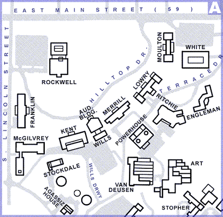 Printable Kent State Campus Map