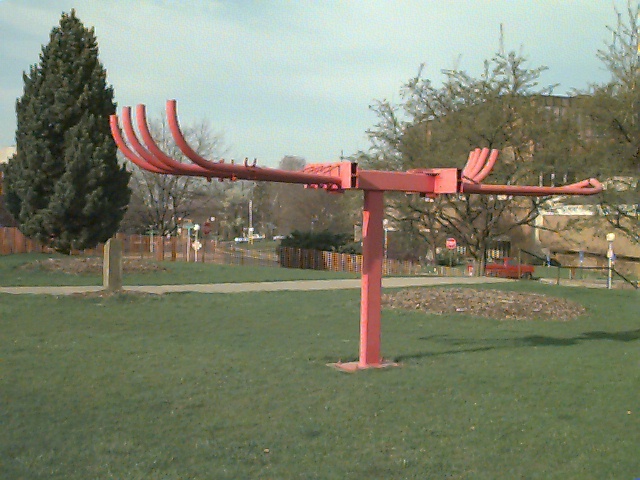 Photograph of The Kent Four sculpture. 